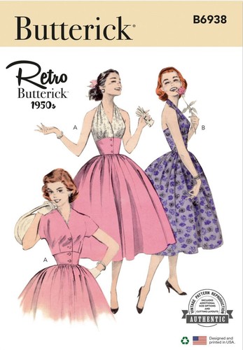 Schnittmuster retrokleid 50er - schnittmuster,