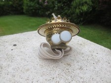 ANTIKER DUPLEX MESSING SCHRAUBBARER ÖLLAMPENBRENNER