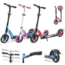Kinderroller 6+Jahre Aluminium Scooter Erwachsene Cityroller Klappbar Tretroller