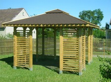 Gartenlaube holz pavillon - gartenlaube,