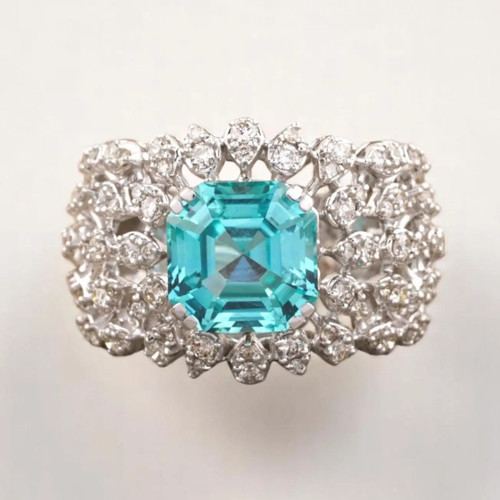 4ct natural aquamarine diamond - natural,
