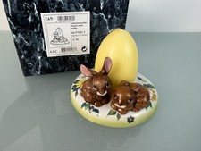 Goebel Hase Osterkerzenständer 8 cm +Ø: 13 cm 1 Wahl - Top Zustand 