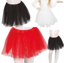 Kinder TUTU Rock Kostüm Verkleidung Party Halloween Weihnachten Tanz
