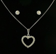 585 Gold Weissgold SET Kette