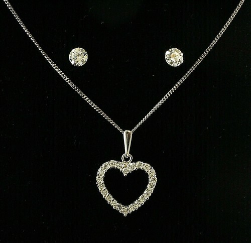 585 gold weissgold set kette - gold,