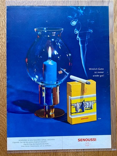 Senoussi cigarette 60s retro - senoussi,