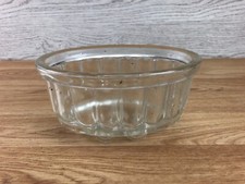 Vintage Klarglas Gelee Form 6"