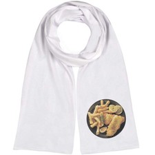 Leichter Schal/Halstuch "Fish and Chips with Lemon" (SC00033257)