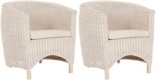 Set/2  Rattan-Sessel Club