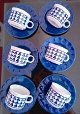 COLDITZ Gastronomie Porzellan DDR Kaffee Geschirr Tasse Teller 125ml Vintage Lot