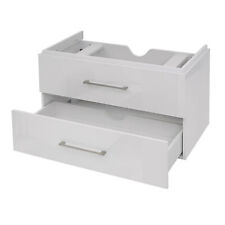 B-Ware Premium Waschbeckenunterschrank MCW-D16, Badmöbel, hochglanz 90cm weiß