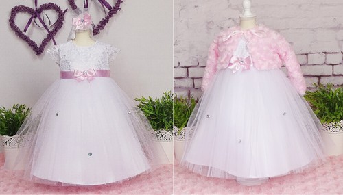 Taufkleid stirnband bolero - taufkleid+stirnband+bolero, gr