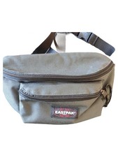 Eastpak Gürteltasche Bauchtasche Herren Grün Uni Nylon Freizeit 25cm