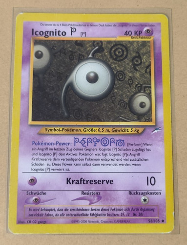 Pokémon icognito neo - pokémon,