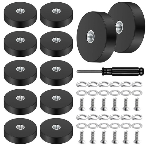 Gummierte neodym magnete - gummierte, set