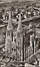 Der Dom zu Regensburg Luftbild