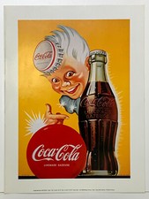 Coca Cola Werbeplakat Reproduktionsdruck