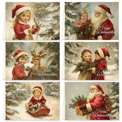 Weihnachtskarten vintage - 12,