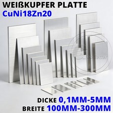 Neusilber Blech Weißkupfer
