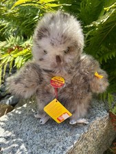 Steiff Eule Uhu 2591/22 Stofftier Plüschtier Vintage Rarität