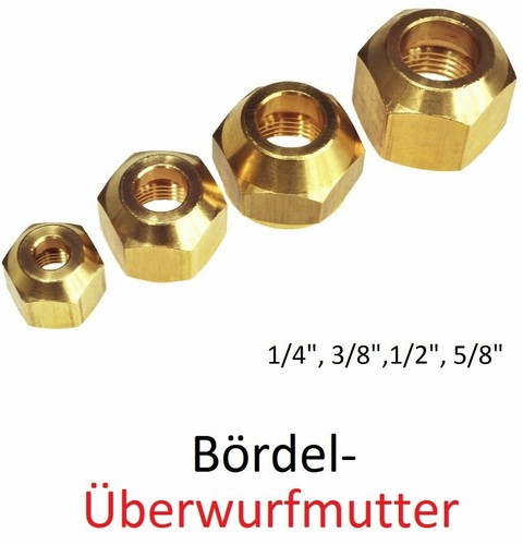 Bördel überwurfmutter - bördel,