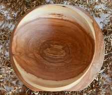 Holzschale gedrechselt aus