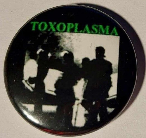 Toxoplasma button punk - button,