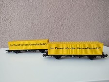 Märklin H0 29825 2 Stück  Güterwagen/Container  "Im Dienst für den Umweltschutz"