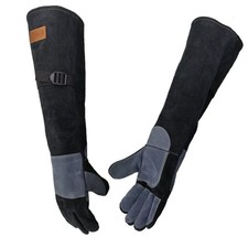 Leder Handschuhe mit Kevlar | Tierbehandlung | Anti-Biss