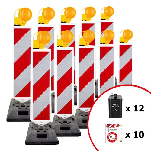 Bigpack leitbaken set - 10, x