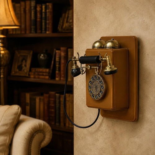 Kreatives wandtelefon modell - kreatives, wandtelefon-modell