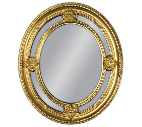 Wandspiegel oval spiegel 72x62 - oval,
