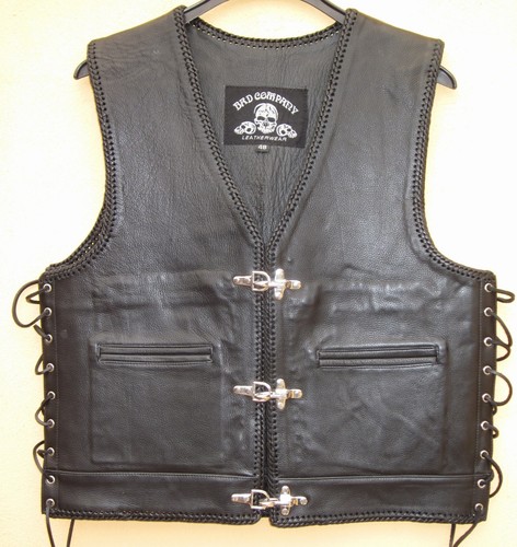Lederweste steve cha bad - lederweste,