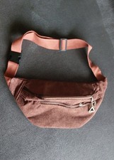 Gürteltasche Sidebag Hipbag braun Cord