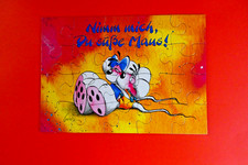 Diddl Karte  Puzzlekarte
