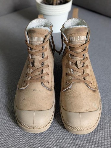 Women palladium boots beige - boots,