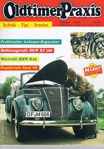 Zeitschrift oldtimer praxis - oldtimer,