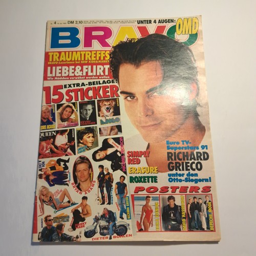 Bravo 1992 heft roxette - 04/1992, -roxette