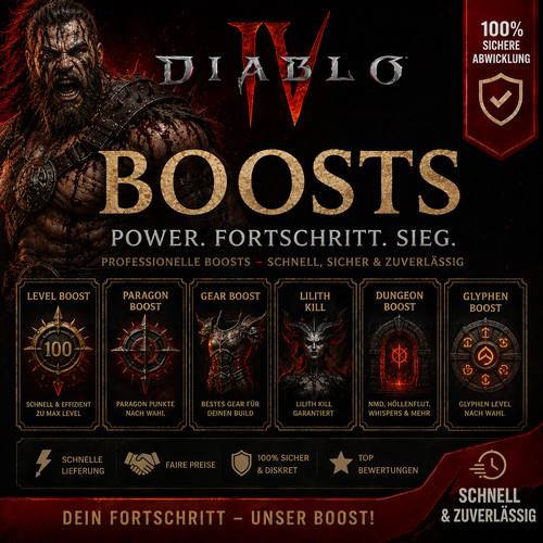 Diablo s13 lvl boost - boost, /