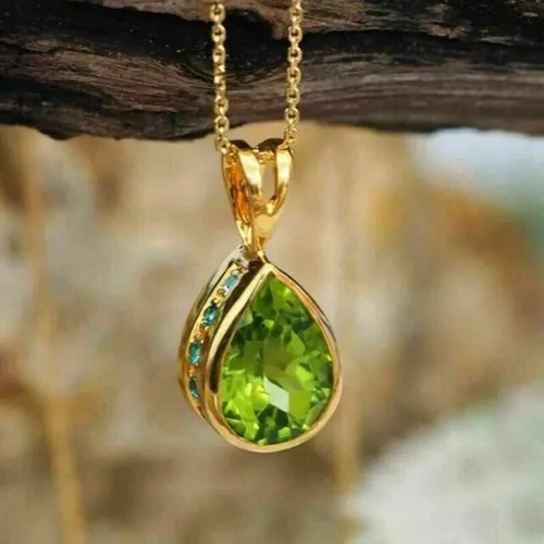 Peridot blautopas träne - peridot,