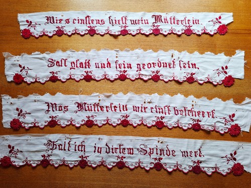 Original alte schrankborte - original,