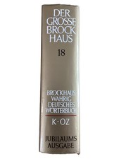 Der Grosse Brockhaus Wahrig Deutsches Wörterbuch Band 18 K-OZ Jubiläum Hardcover