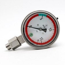 Wika KL.1.0 Edelstahl-Manometer Ø100 EN 837-1, 0-16bar