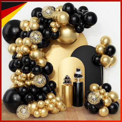 Luftballon girlande schwarz - luftballon,