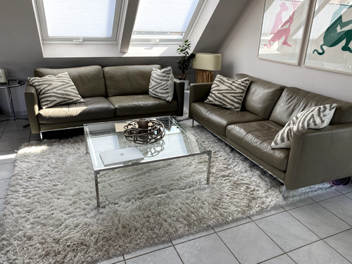Machalke luxus ledersofa set - luxus,