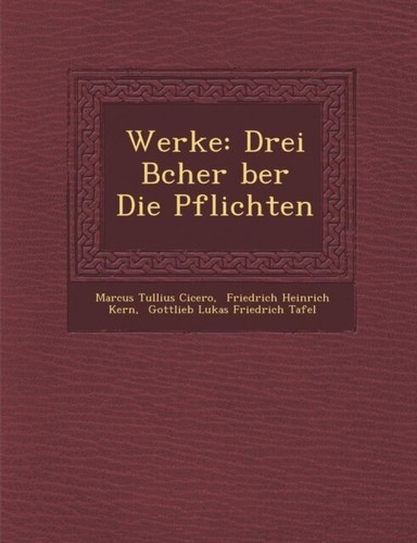 Cicero werke drei - -,