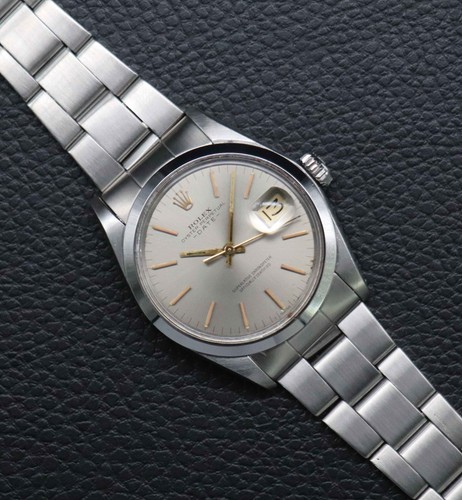 Rolex date 1500 grey dial - rolex,