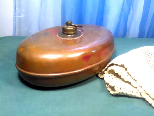 Wärmflasche kupfer mit - wärmflasche,