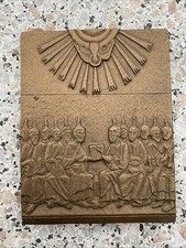 Maria Laach Bronze Wand Relief