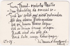Karl Krummacher Maler autograph signiert Worpswede Postkarte 1912